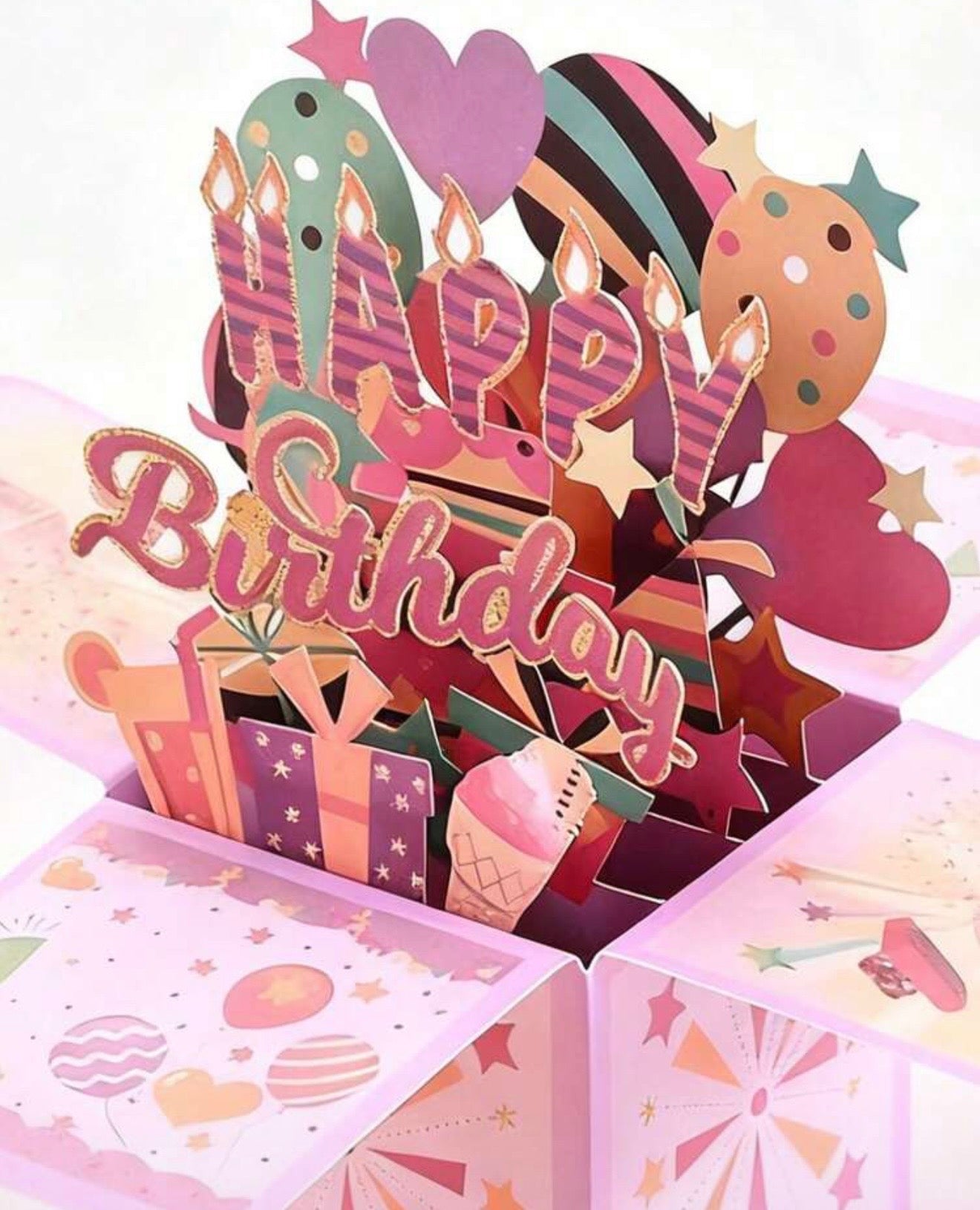 Birthday popping card￼