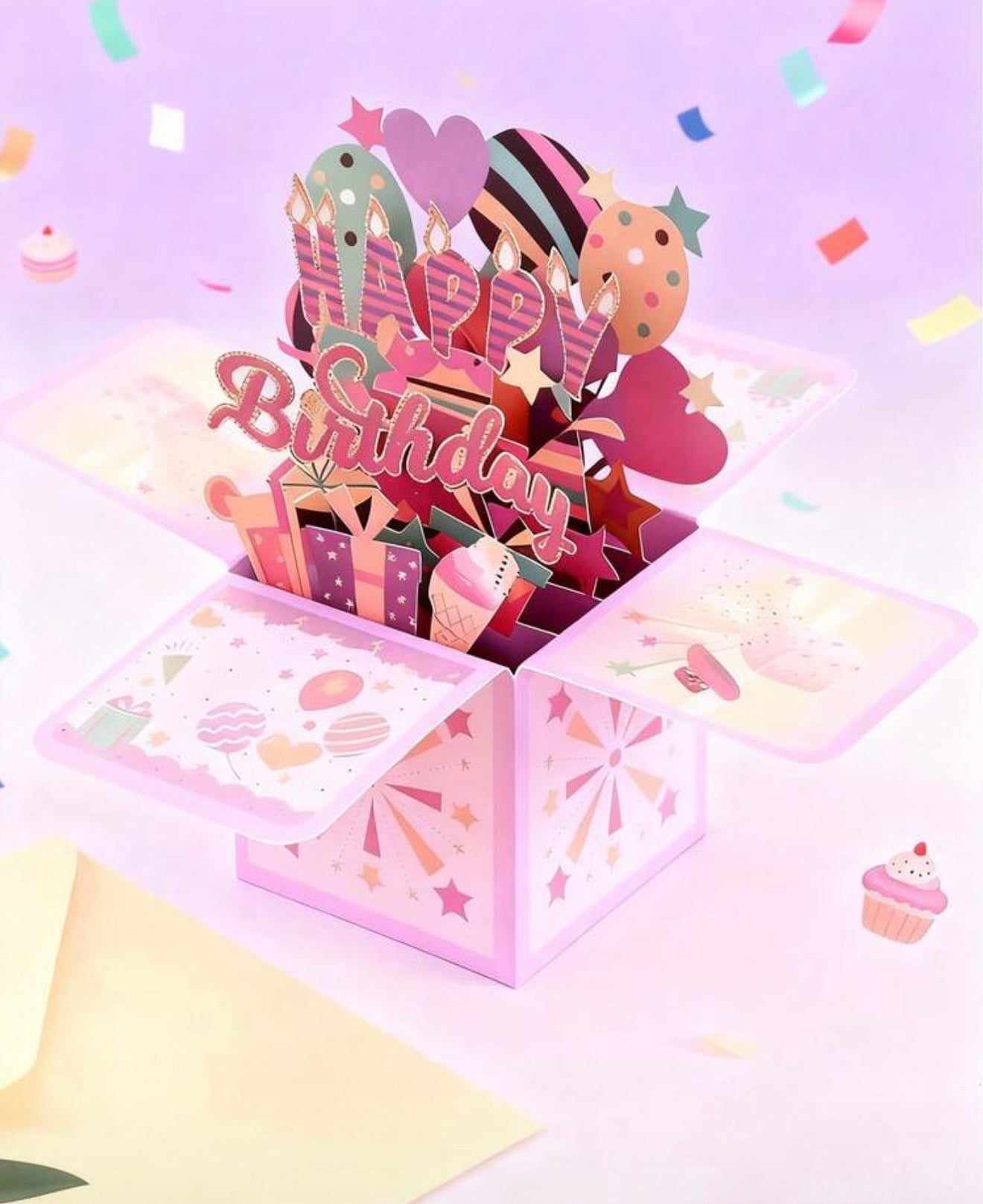 Birthday popping card￼