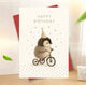 Penguin birthday greeting card ￼￼