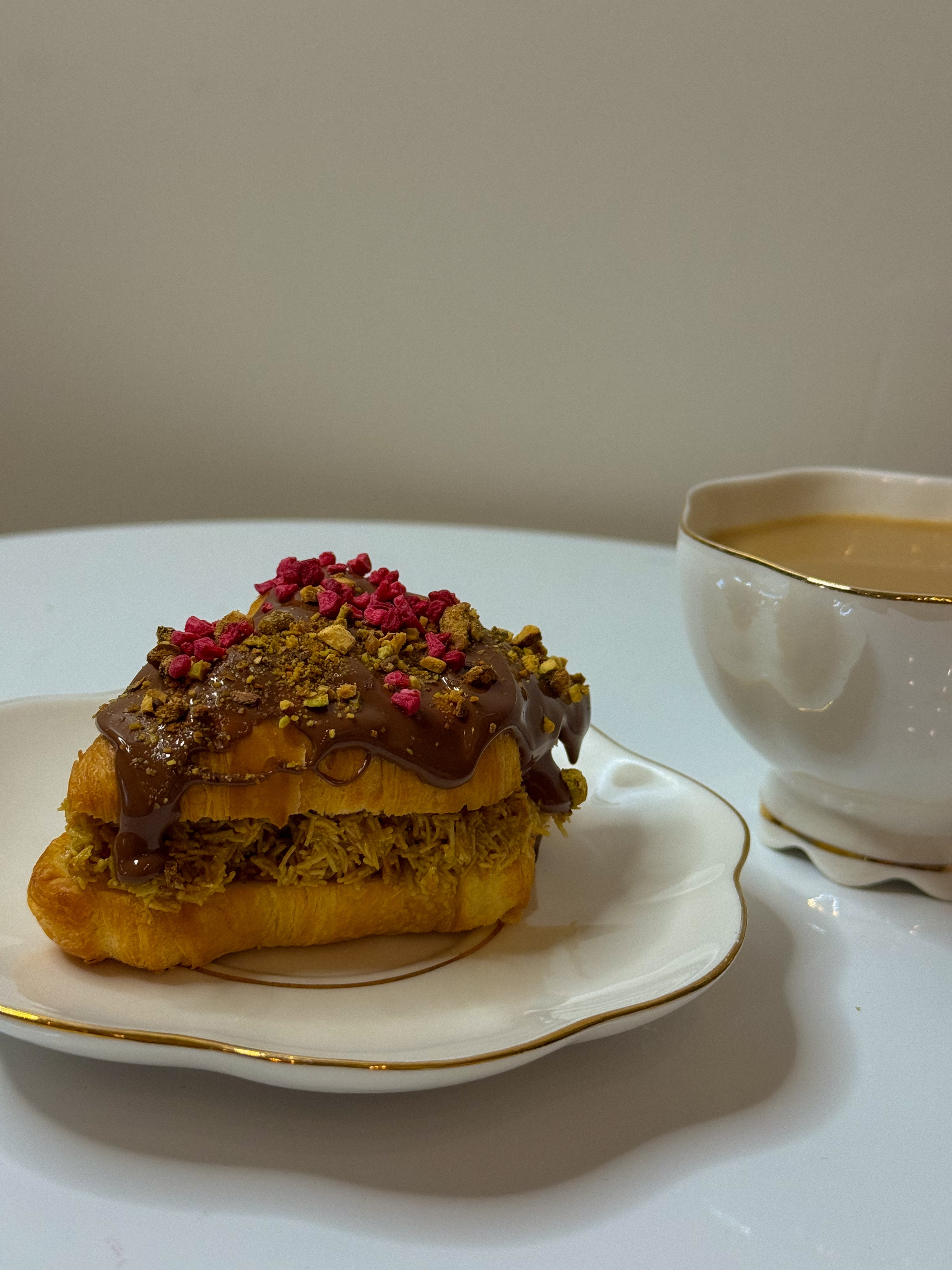 Dubai Chocolate Croissant ￼